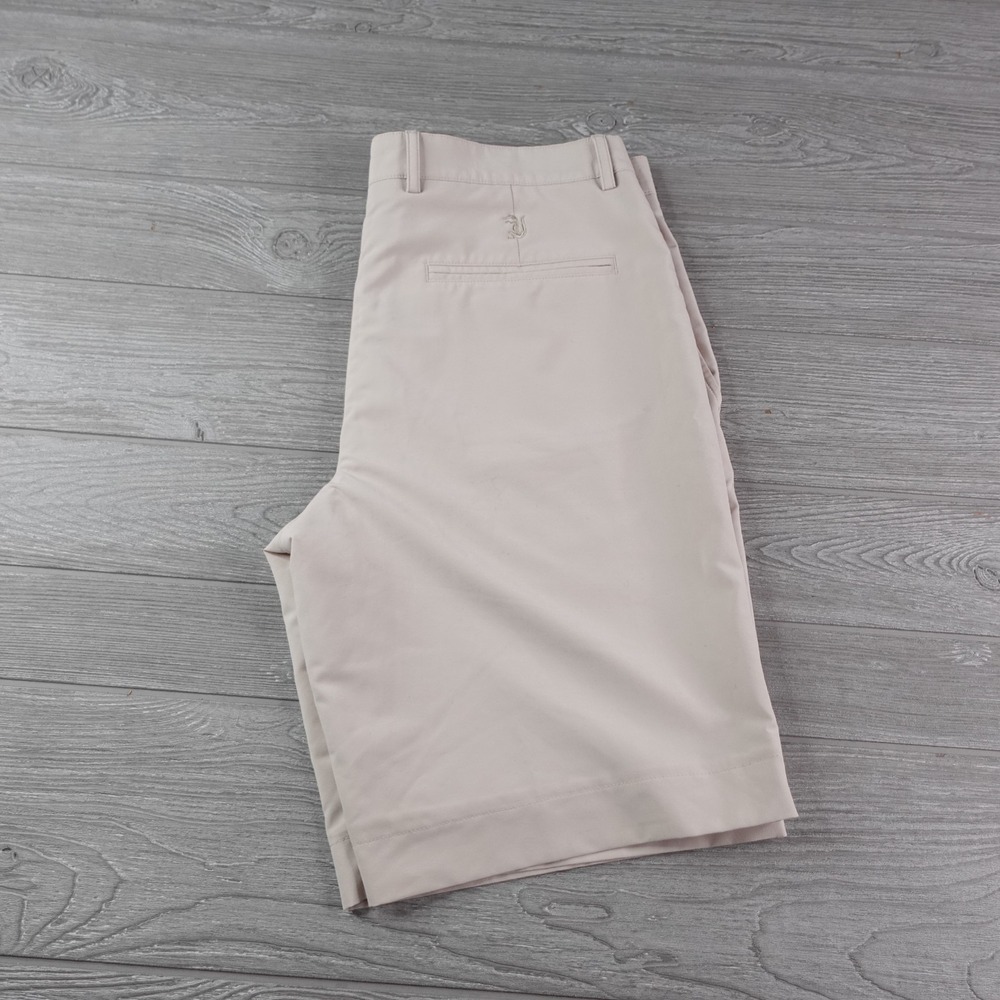 F&G Tech Golf Chino Shorts Men's Size 34 Everglades Club Palm Beach